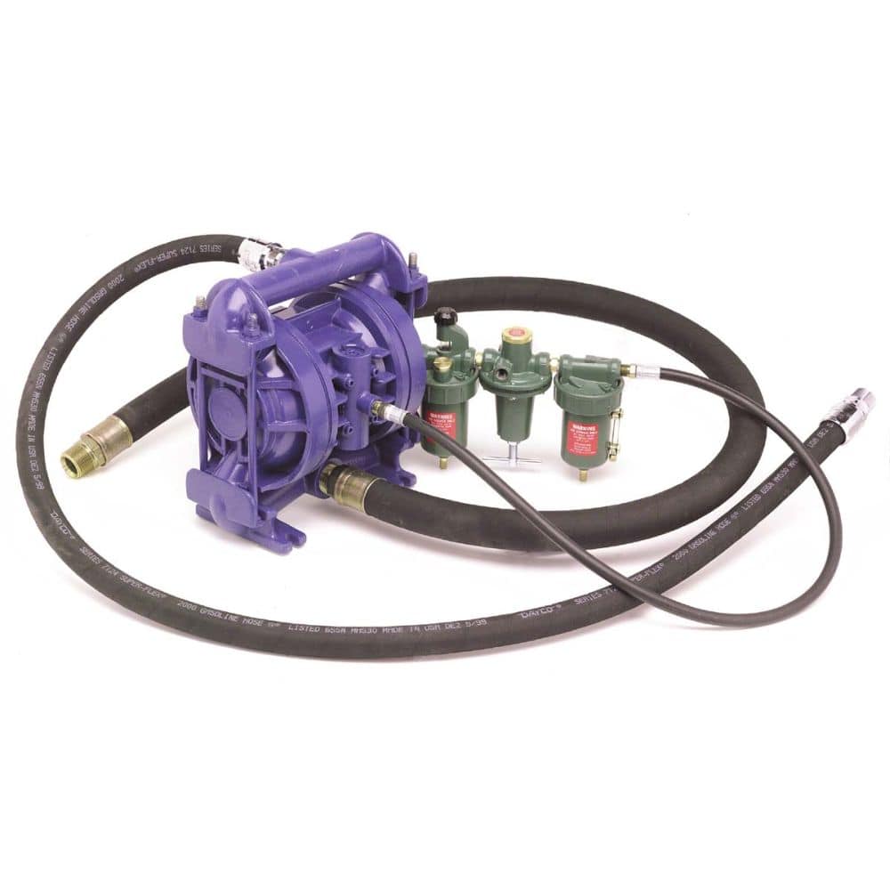 Diaphragm Pump Evacuation Kit - High Efficiency Vacuum Pump for HVAC, Refrigeration & Automotive AC Systems - Perfect for Professional Technicians & DIY Repairs