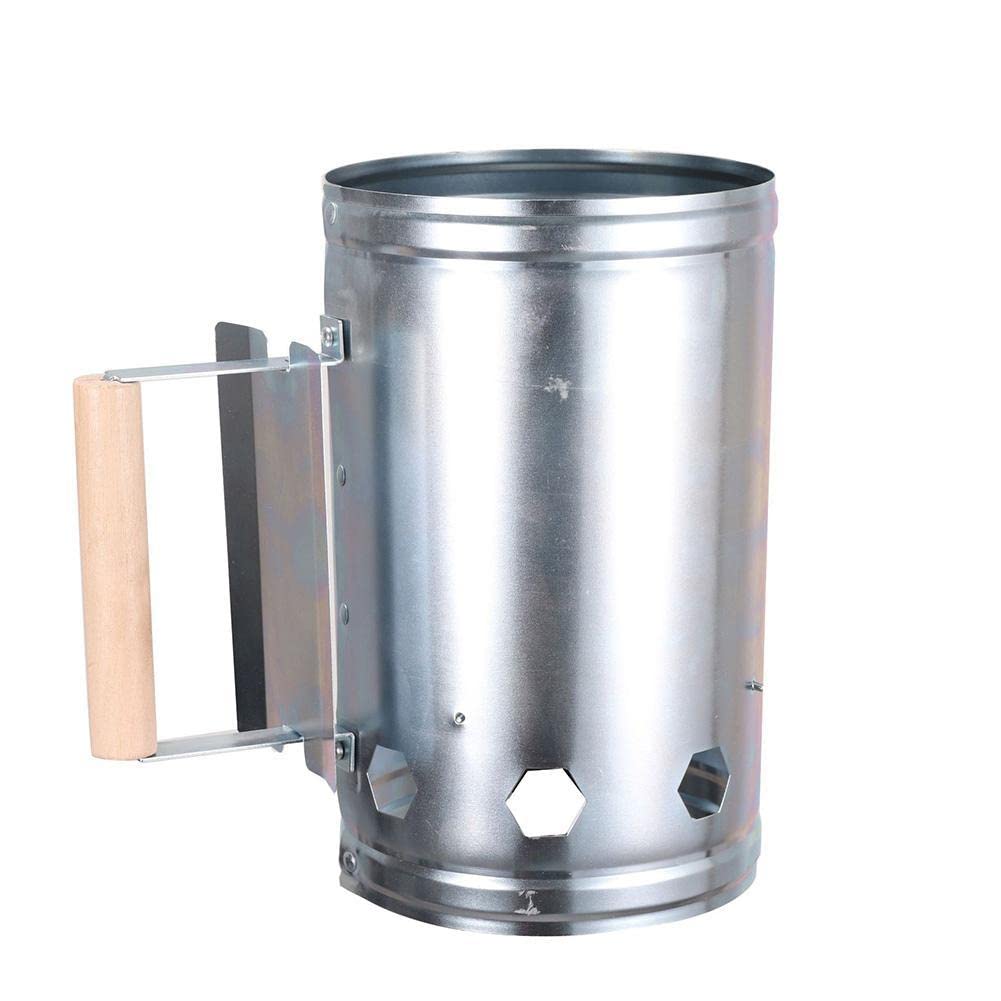 **Premium Charcoal Chimney Starter for BBQ & Grilling – Heavy Duty Galvanized Steel Chimney Lighter with Quick Release Trigger – Perfect for Camping, Backyard Cooking & Outdoor Adventures**