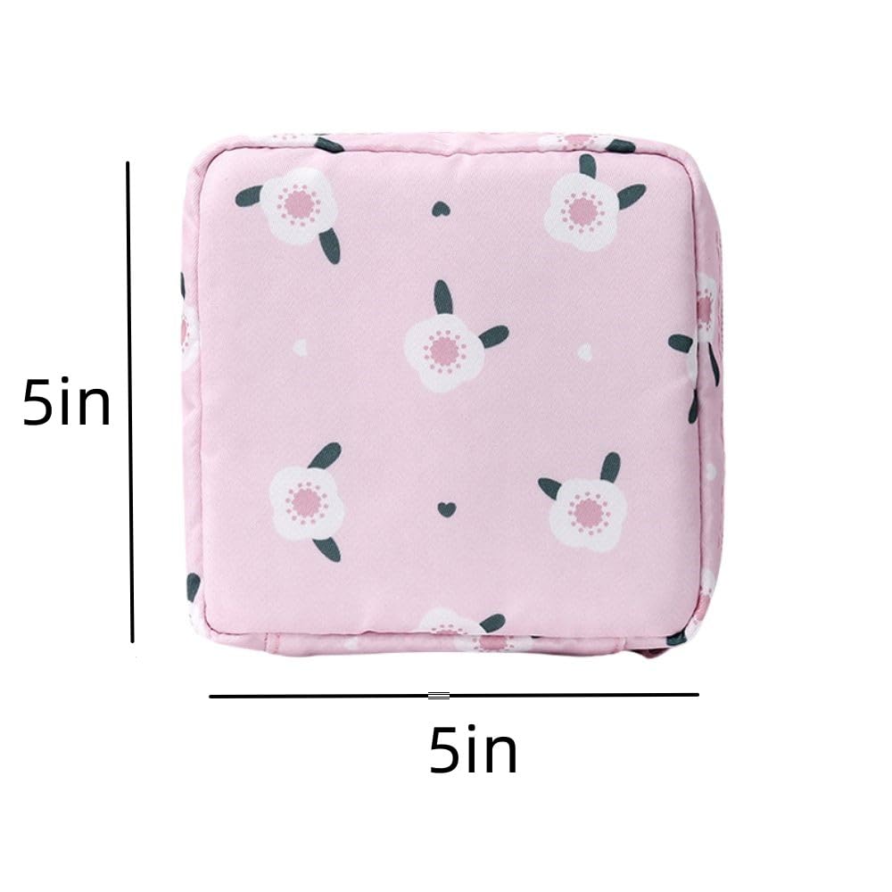 2PCS Mini Makeup Bag for Women - Cute Portable Cosmetic Pouch, Small Travel Toiletry Organizer for Lipstick, Jewelry, Sanitary Pads & Coins | Perfect for Travel, Gym, Daily Use & Gift Giving