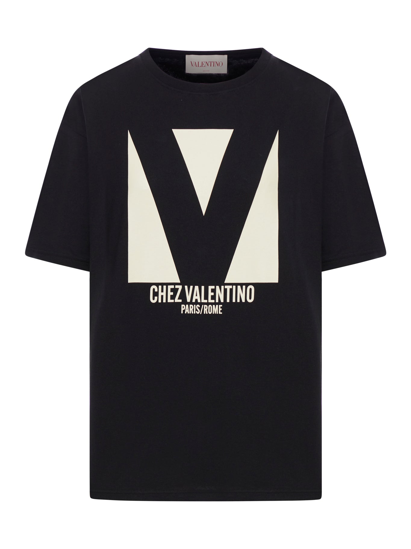Chez Valentino Printed Cotton Jersey T-Shirt for Men & Women | Soft & Comfortable Casual Wear | Perfect for Everyday Outfits, Street Style & Lounge
