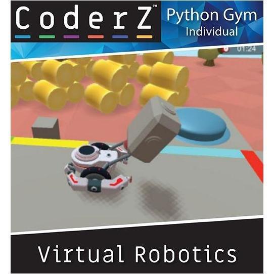 CoderZ Python Gym - Individual License for Online Coding Practice & STEM Learning | Perfect for Students & Beginners