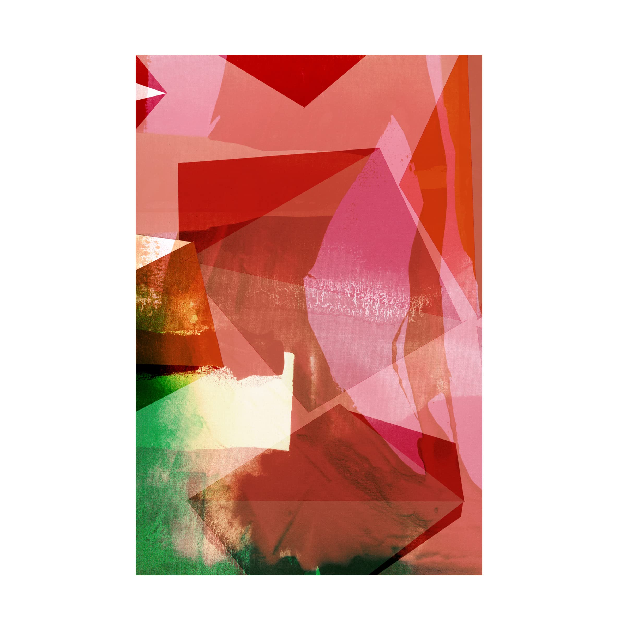 Trademark Fine Art 'Coral Shapes II' Canvas Wall Art by Sisa Jasper - Modern Abstract Ocean Painting for Living Room, Bedroom & Office Decor