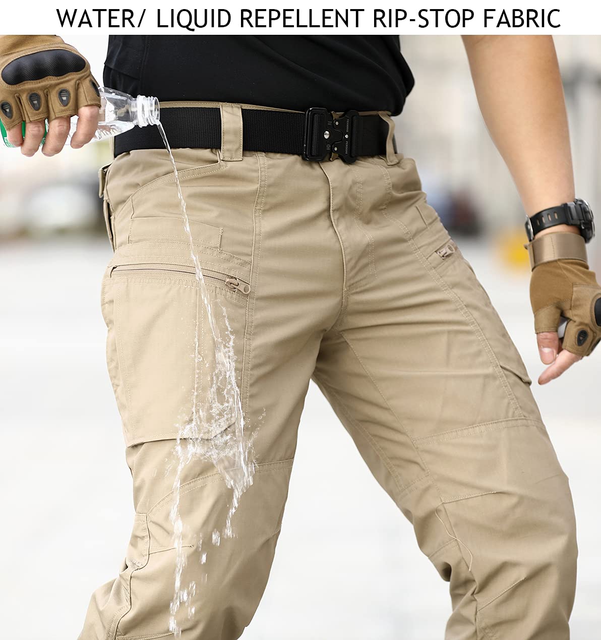 NAVEKULL Men's Tactical Hiking Pants - Lightweight Ripstop Military Cargo Pants for Outdoor Work & Combat | Perfect for Hiking, Camping & Adventure Activities