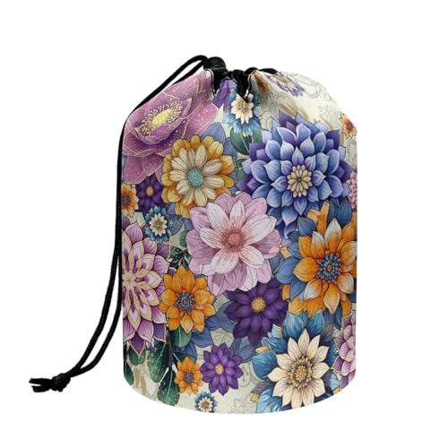 Bohemian Flower Violet Yellow