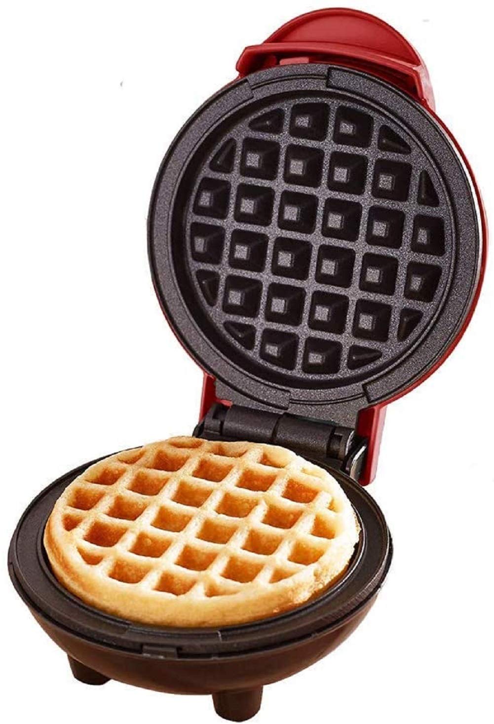 Candora Non-Stick Mini Waffle Maker - Electric Waffle Iron for Home Baking, Breakfast & Kids Snacks - Perfect for Pancakes, Belgian Waffles & Quick Meals