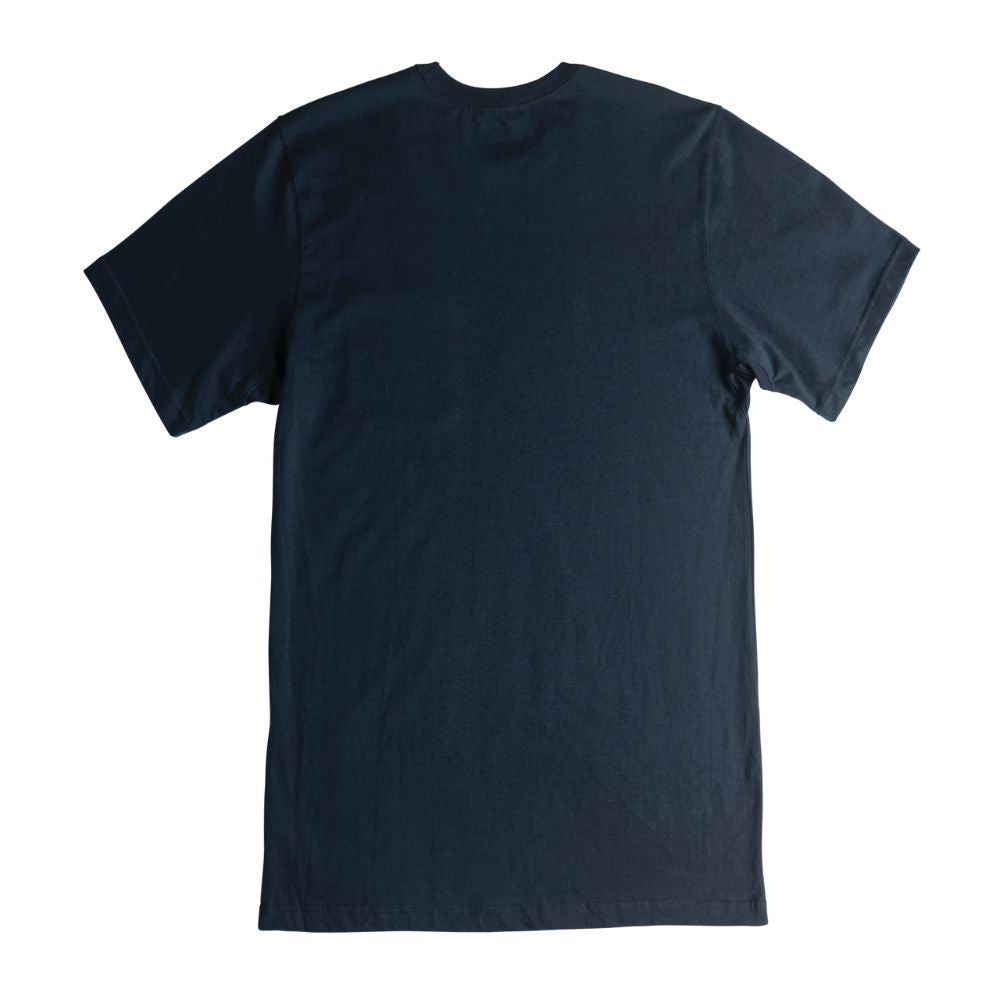 Walls Men's Grit Heavyweight Short Sleeve Work Shirt - Durable Cotton Workwear for Construction & Outdoor Jobs - Navy Blue