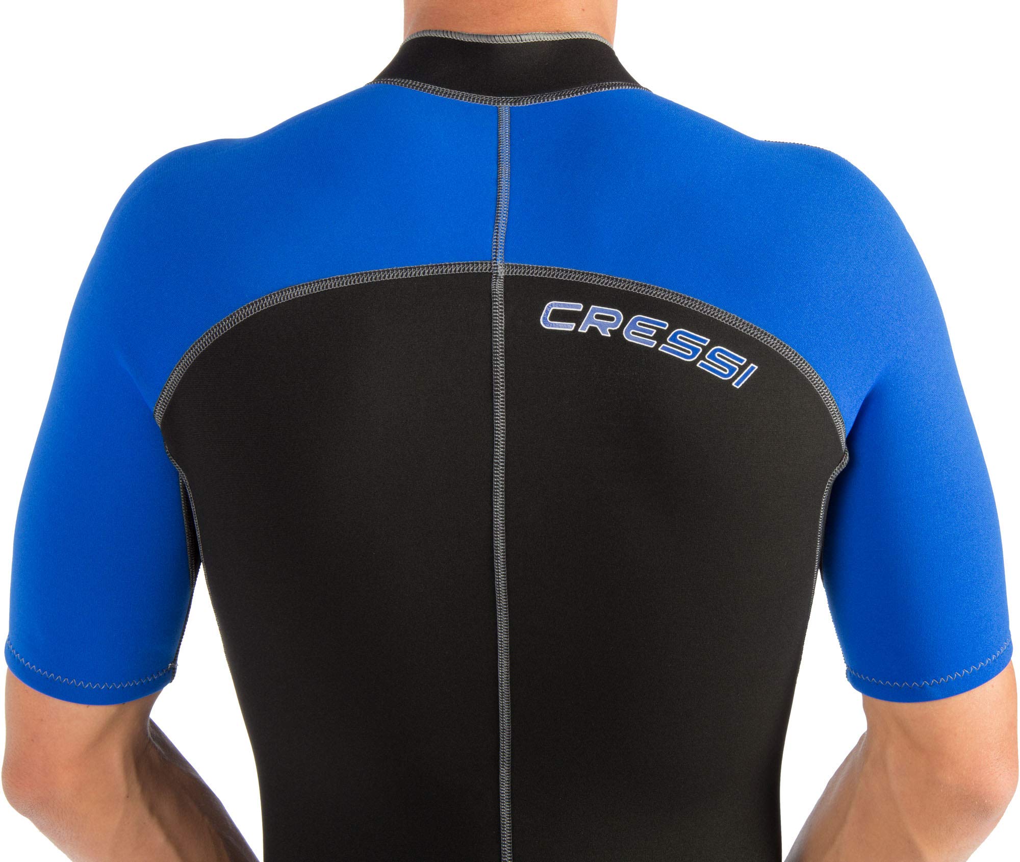 Cressi Lido Man 2mm Neoprene Wetsuit for Men - Size 6/XXL - Perfect for Snorkeling, Scuba Diving & Water Sports