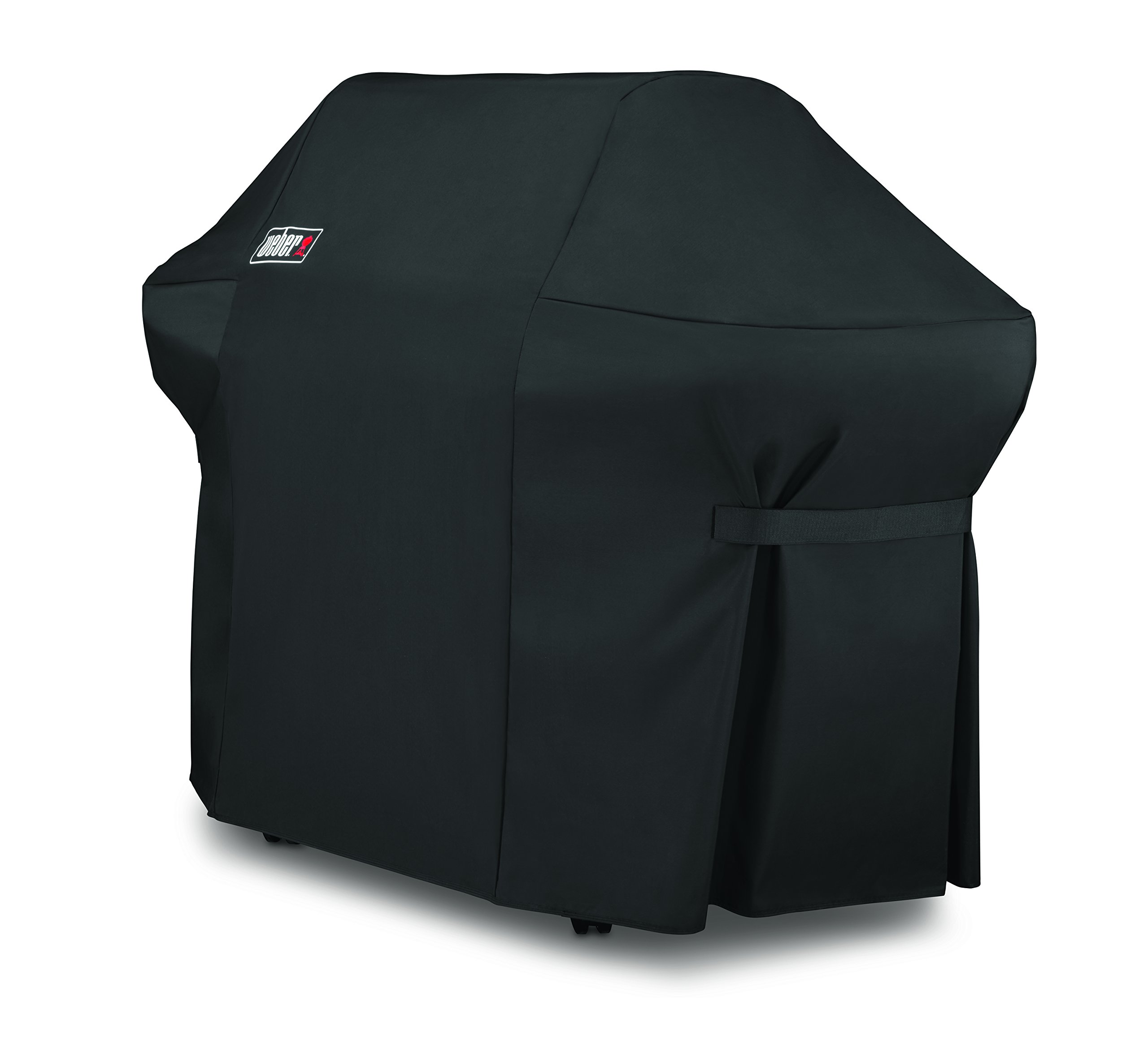 Weber Summit 400-Series Gas Grill Cover with Storage Bag - Heavy Duty Waterproof BBQ Grill Cover for Outdoor Protection - Black (Fits Summit S-420, S-440, S-460) - Perfect for Patio, Backyard & Camping Use