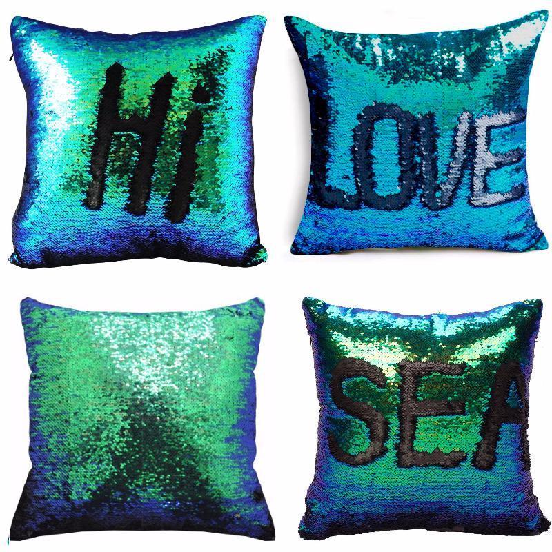 Enchanted Mermaid Pillow Cover - Soft & Stylish Decorative Throw Pillow Case for Bedroom, Living Room, or Kids Room Decor - Perfect Gift for Mermaid Lovers & Fantasy Theme Home Decor