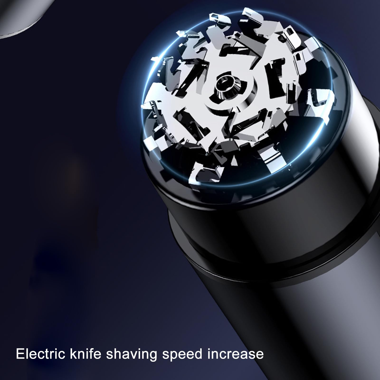 Premium Rechargeable Electric Shaver for Men - Wet & Dry Use, Anti-Slip Grip, Travel-Friendly - Perfect for Home, Gym, and Business Trips