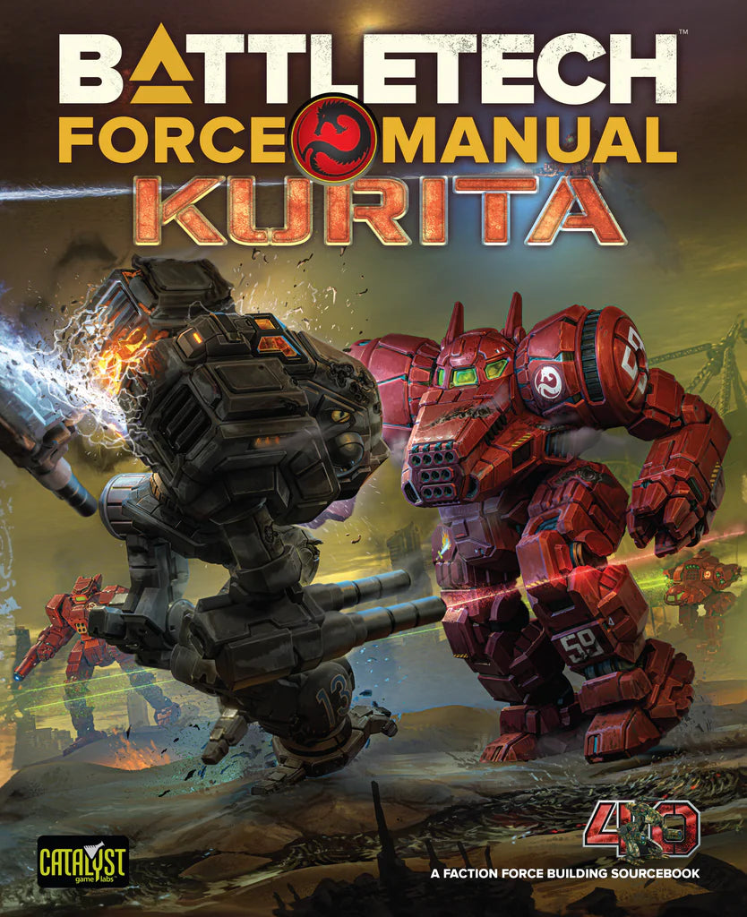 BattleTech Force Manual Kurita - Official MechWarrior Sourcebook for Kurita Faction | Strategy Guide for Tabletop Gaming & RPG Campaigns | Perfect for Wargaming Enthusiasts & Sci-Fi Fans