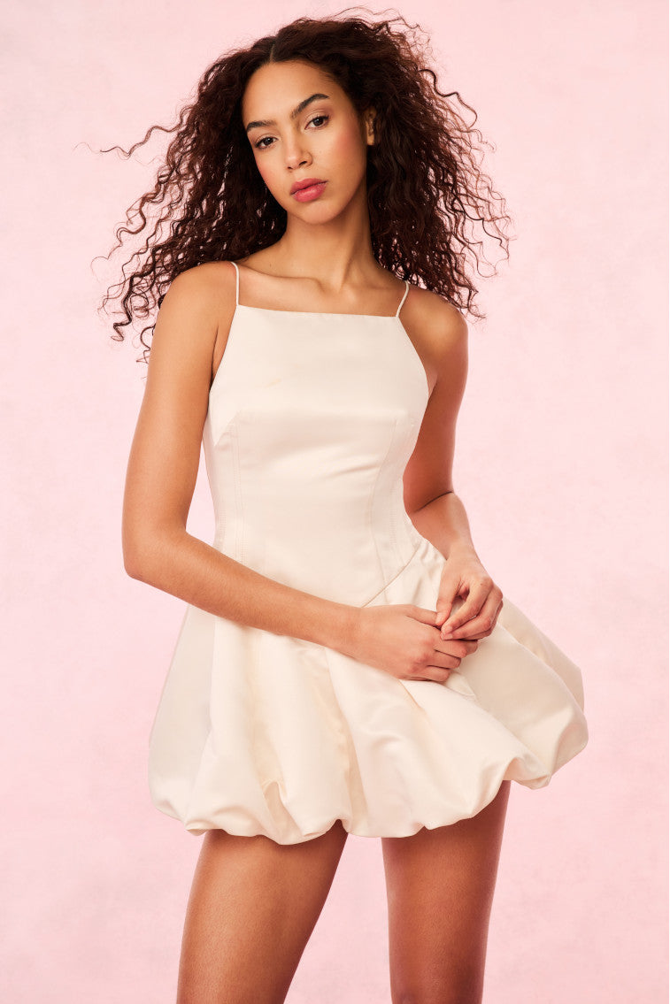Jake Satin Mini Dress for Women - Elegant & Sexy Party Dress for Night Out, Club, Date Night, and Special Occasions