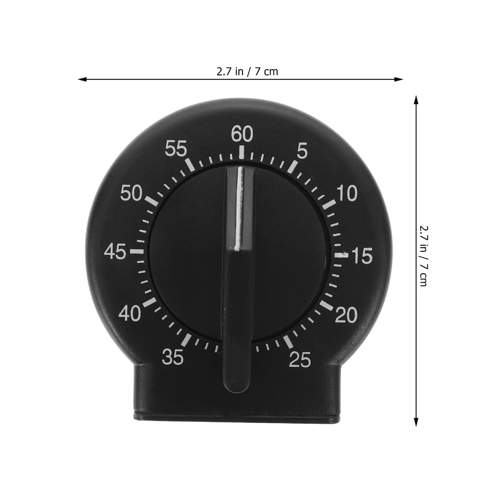 SOLUSTRE Mechanical Countdown Timer - Loud Bell Kitchen Timer for Baking, Cooking, Pot & Cake - Visual Standing Clock with Sound Alarm - Perfect for Chefs, Kids & Home Kitchen Use