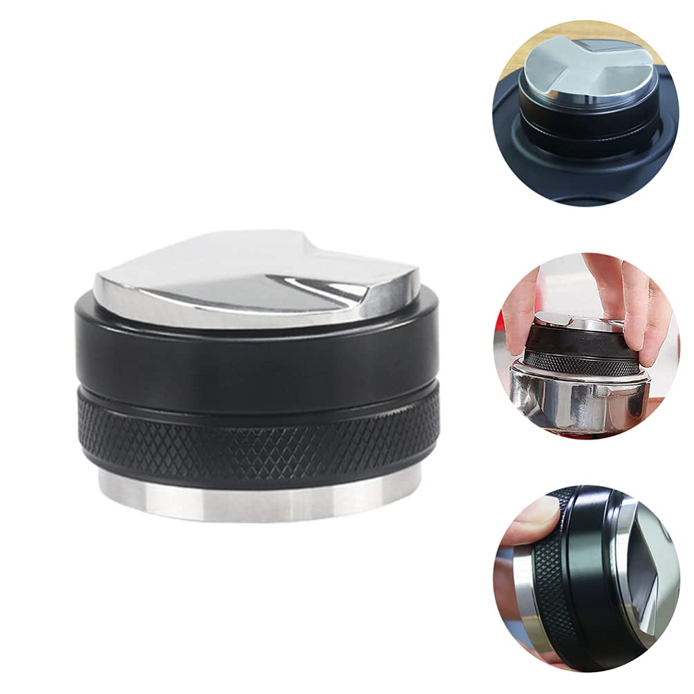 Premium Stainless Steel Coffee Tamper & Distributor - Espresso Leveling Tool for Perfect Coffee Grounds | Compatible with Nespresso & Espresso Machines | Ideal for Home Baristas & Coffee Shops