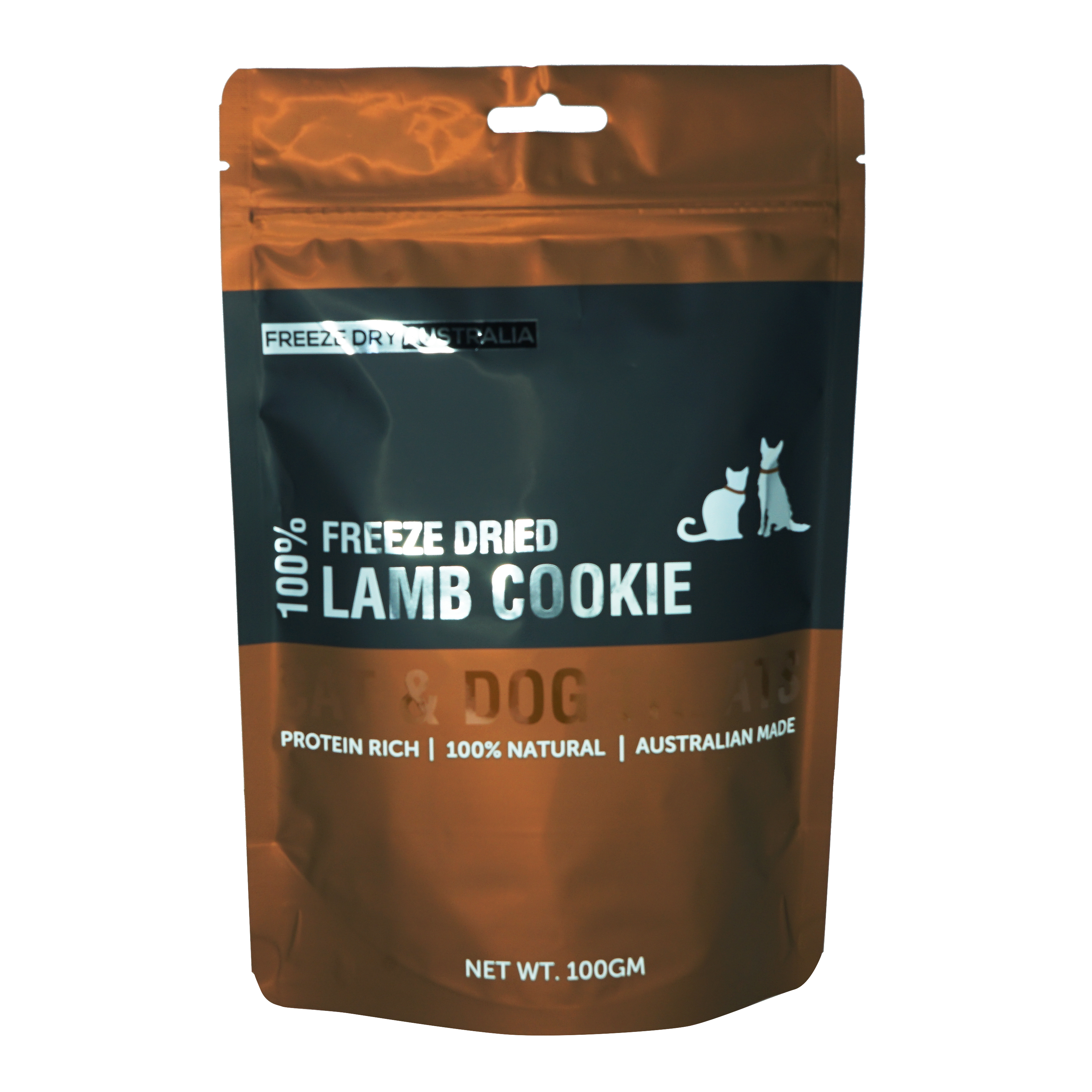 Freeze Dried Australian Lamb Dog & Cat Treats - 100g Natural Protein Snacks for Training, Rewards & Dental Health | Grain-Free, Hypoallergenic Pet Food