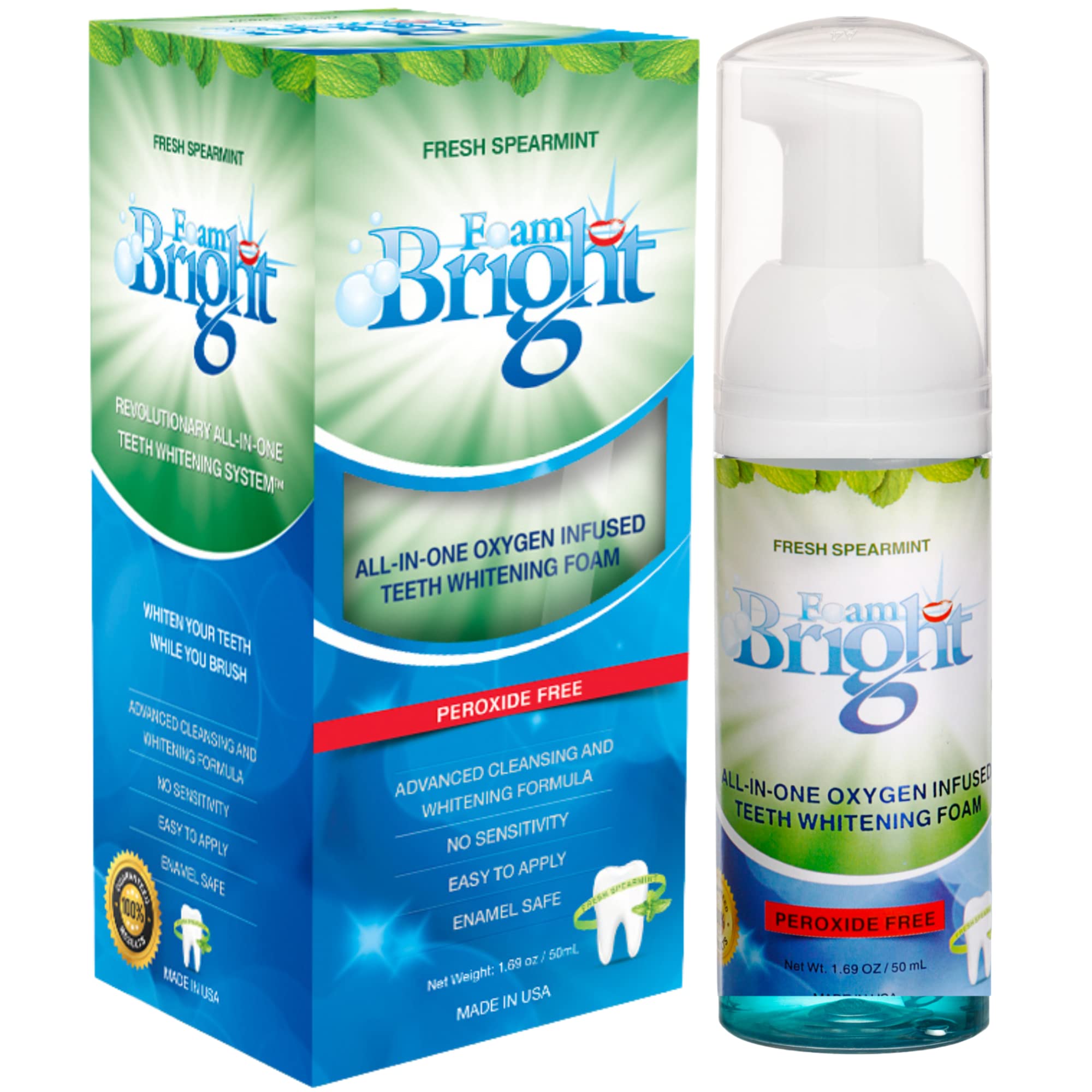 Aligner & Retainer Cleaner Foam - Teeth Whitening Solution for Invisalign, Candid, Byte, Night Guards & Dentures | Peroxide-Free Dental Care | Perfect for Travel, Daily Use & Oral Hygiene Maintenance