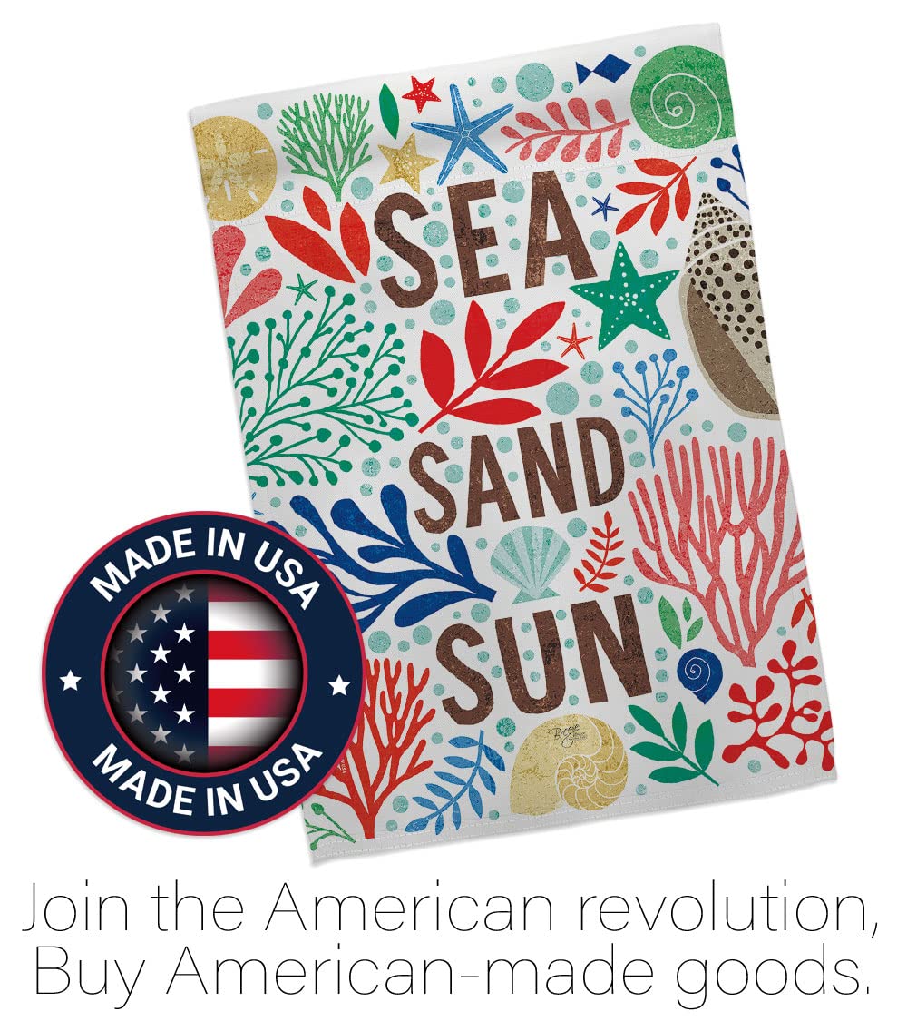 Coastal Nautical Garden Flag 13x18.5
