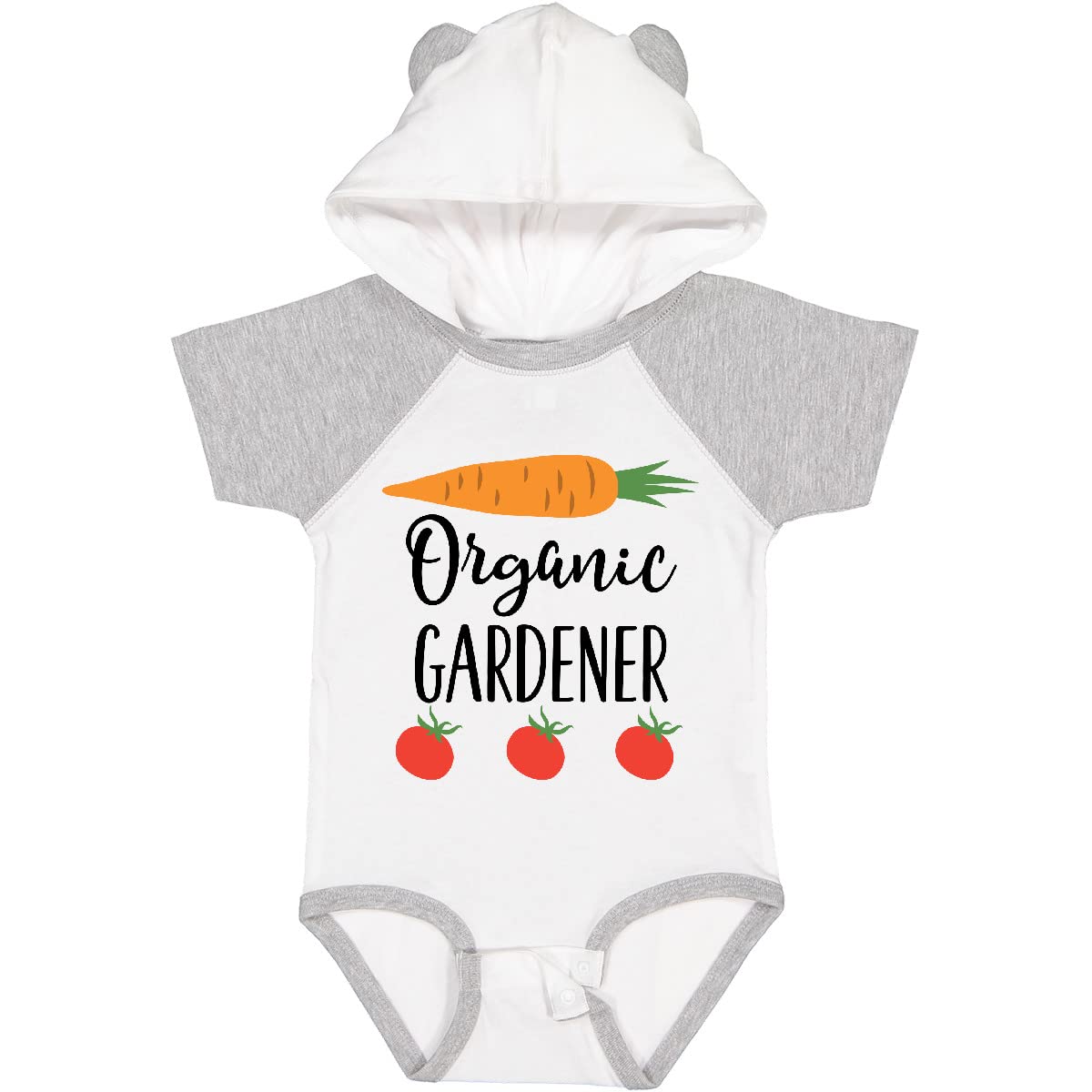 Inktastic Organic Gardener Baby Bodysuit - Cute Gardening Outfit for Infants & Toddlers - Perfect for Planting, Outdoor Activities & Family Garden Time
