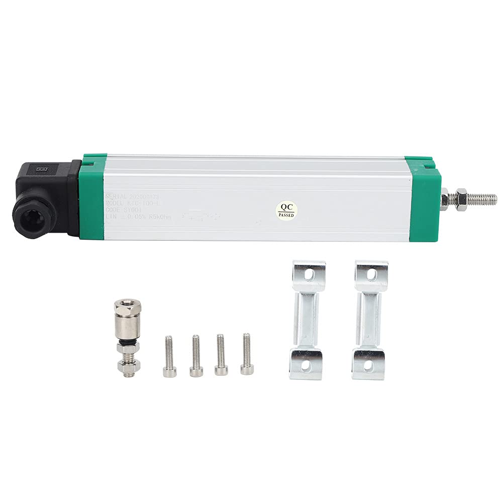 KTC-100 Stainless Steel Electronic Ruler Pull Rod Displacement Sensor for Injection Molding Machines - High Precision Measurement in Industrial Automation & CNC Applications