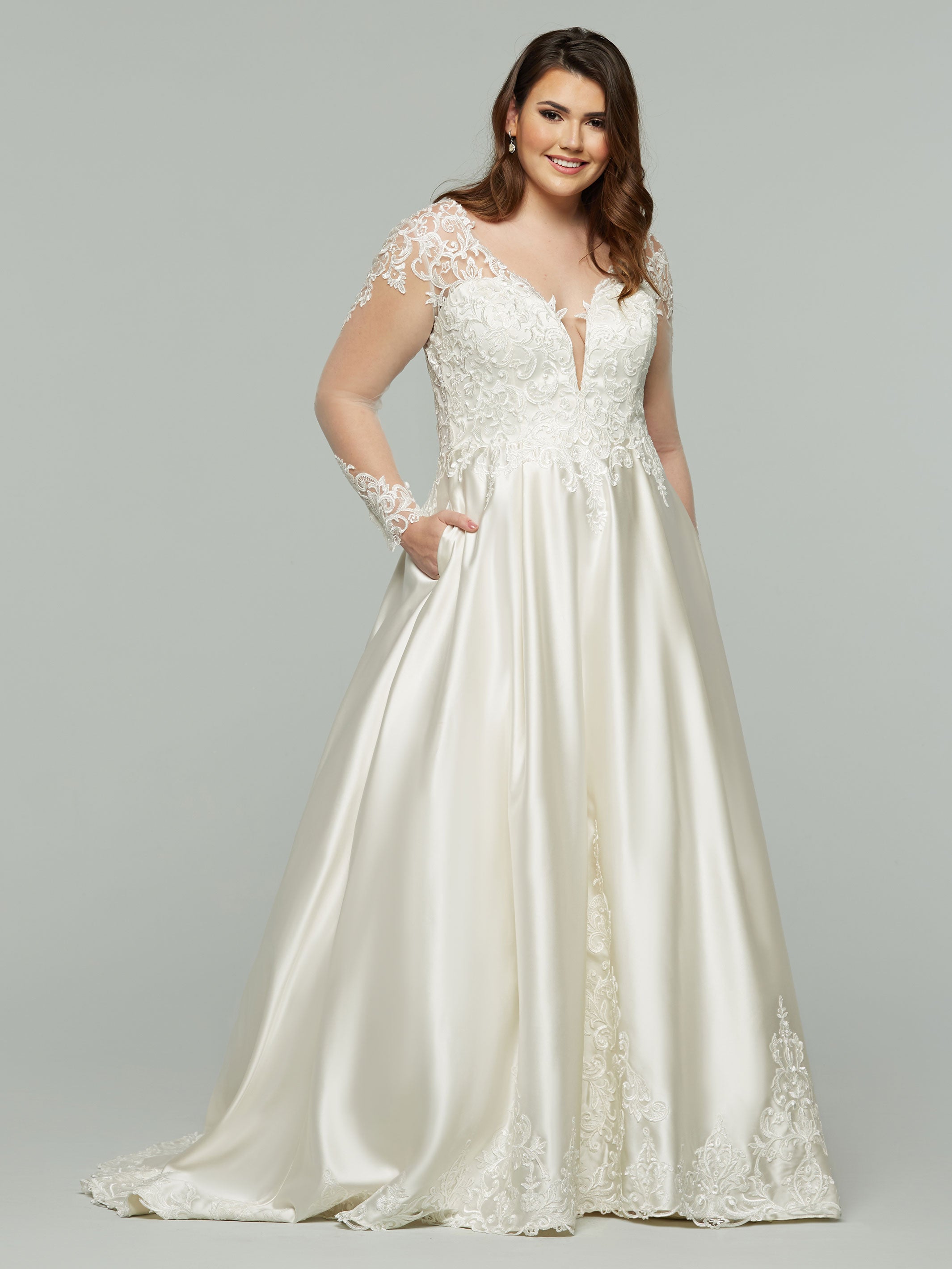 Try At Home Estelle Wedding Dress – Elegant Lace Bridal Gown for Wedding Ceremony & Reception | Perfect for Church, Beach & Destination Weddings