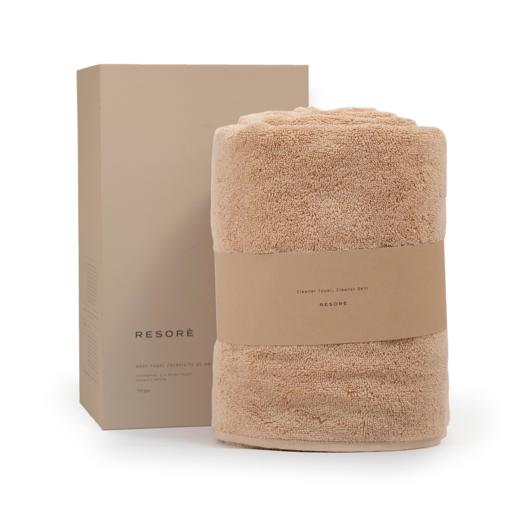 Resore Body Towel - Super Absorbent Microfiber Quick Dry Bath Towel for Gym, Yoga & Travel - Soft & Lightweight for Sports, Spa & Beach Use