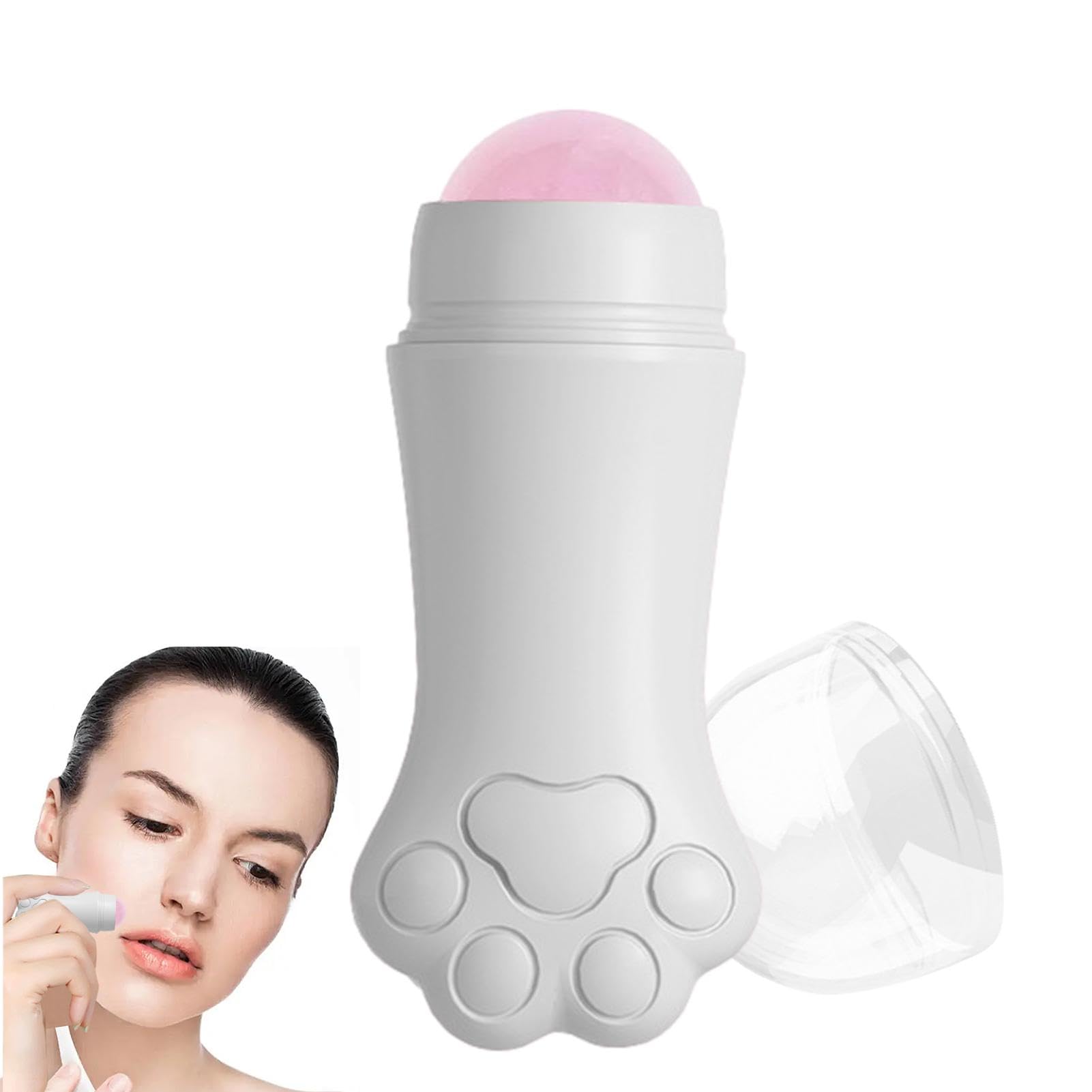 Jade Roller for Face - Cooling Facial Massager & Skin Care Tool to Reduce Puffiness | Women's Beauty Accessory for Soothing & Tightening Skin | Perfect for Morning Routine & Post-Workout Relaxation