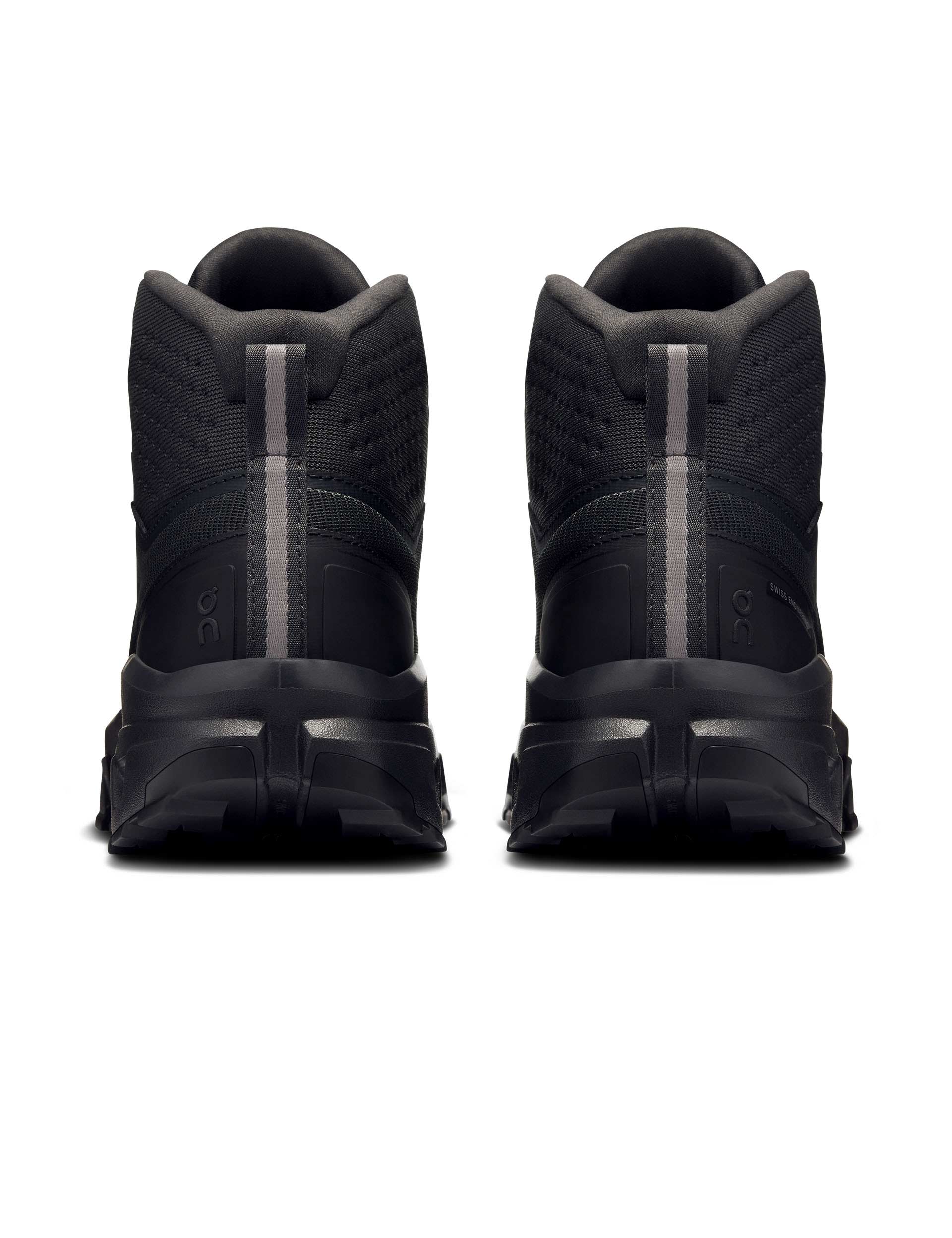 Cloudrock Mid WP Waterproof Hiking Boots for Men - Black | All-Terrain Outdoor Adventure & Winter Snow Trekking Shoes