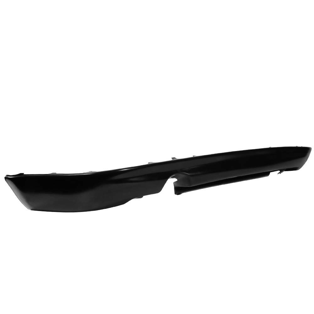 IKON MOTORSPORTS Rear Bumper Lip for 1999-2005 VW Volkswagen Golf MK4 - 25AE Style Unpainted Black PU - Perfect for Car Enthusiasts & Street Racing Upgrades