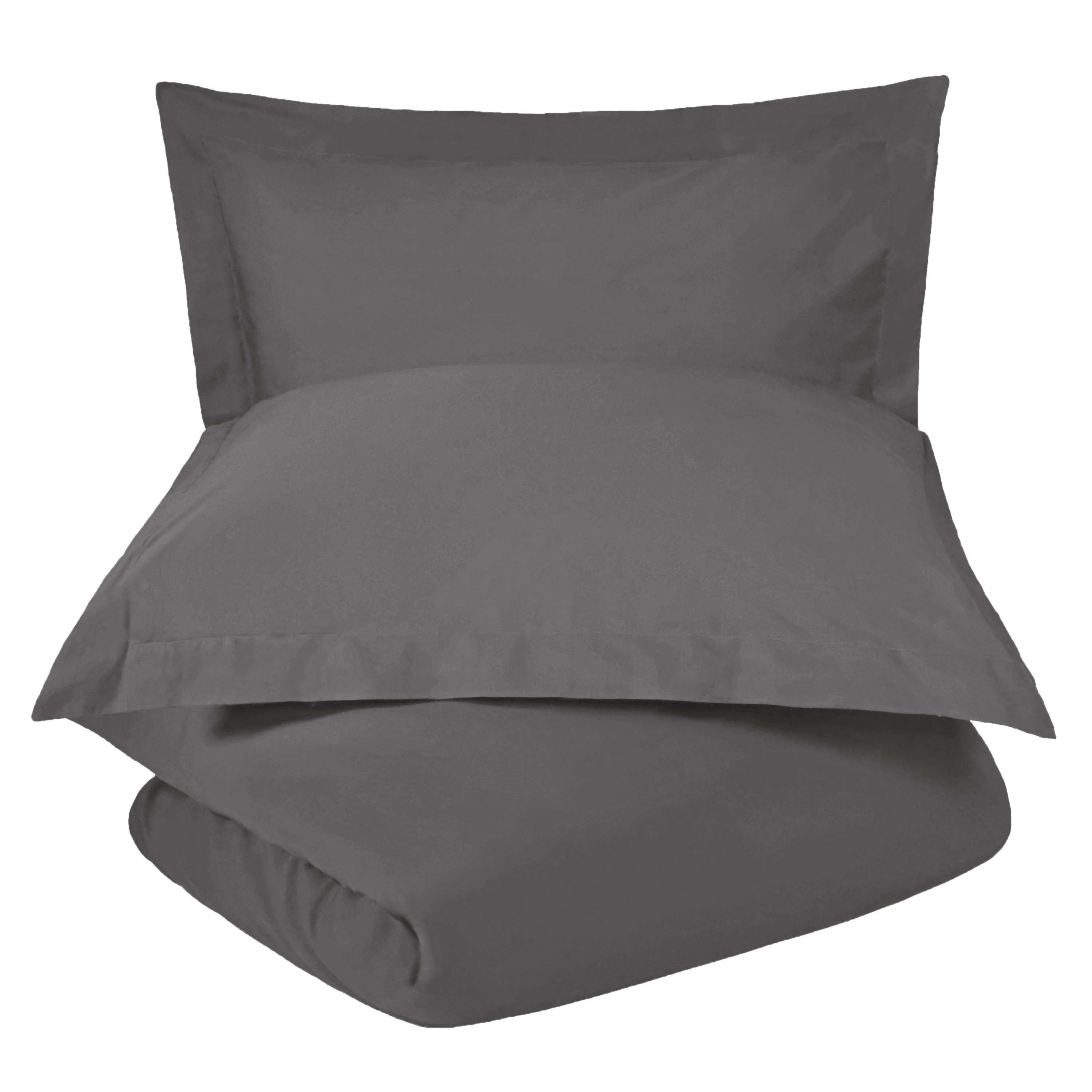 Wrinkle Resistant Cotton Blend Duvet Cover Set - Soft & Durable Bedding for All Seasons | Perfect for Master Bedroom, Guest Room & College Dorm