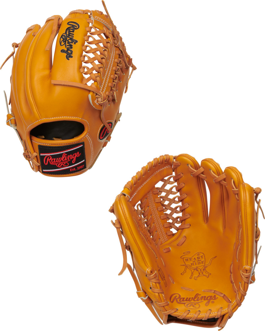 Rawlings Heart of the Hide PROR205 4T 11.75 Inch Baseball Glove for Pitchers & Infielders | Premium Leather Mitt for Training & Games