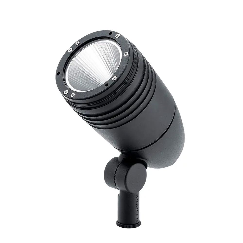 120V LED Integrated Spot Light 3000K Warm White 15 Degree Beam Angle Textured Black Finish - Perfect for Accent Lighting in Living Rooms, Kitchens, and Hallways