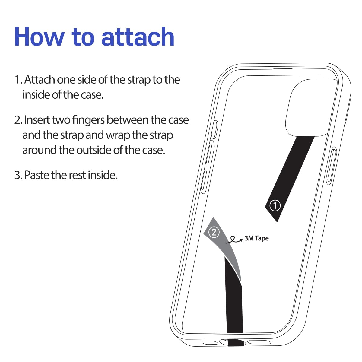 Araree Monoloop Finger Phone Grip - Non-Slip Phone Strap Holder Compatible with Wireless Charging | Beige Phone Charm for Secure One-Handed Use During Commuting, Workouts & Daily Activities