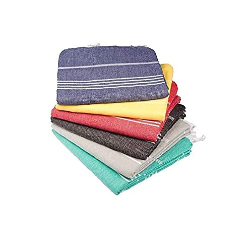 Extra Large 100x180cm Cotton Blanket - Oversized Travel, Gym, Camping, Beach Towel & Turkish Bath Towel | Perfect for Picnics, Yoga, Lounging & Outdoor Adventures