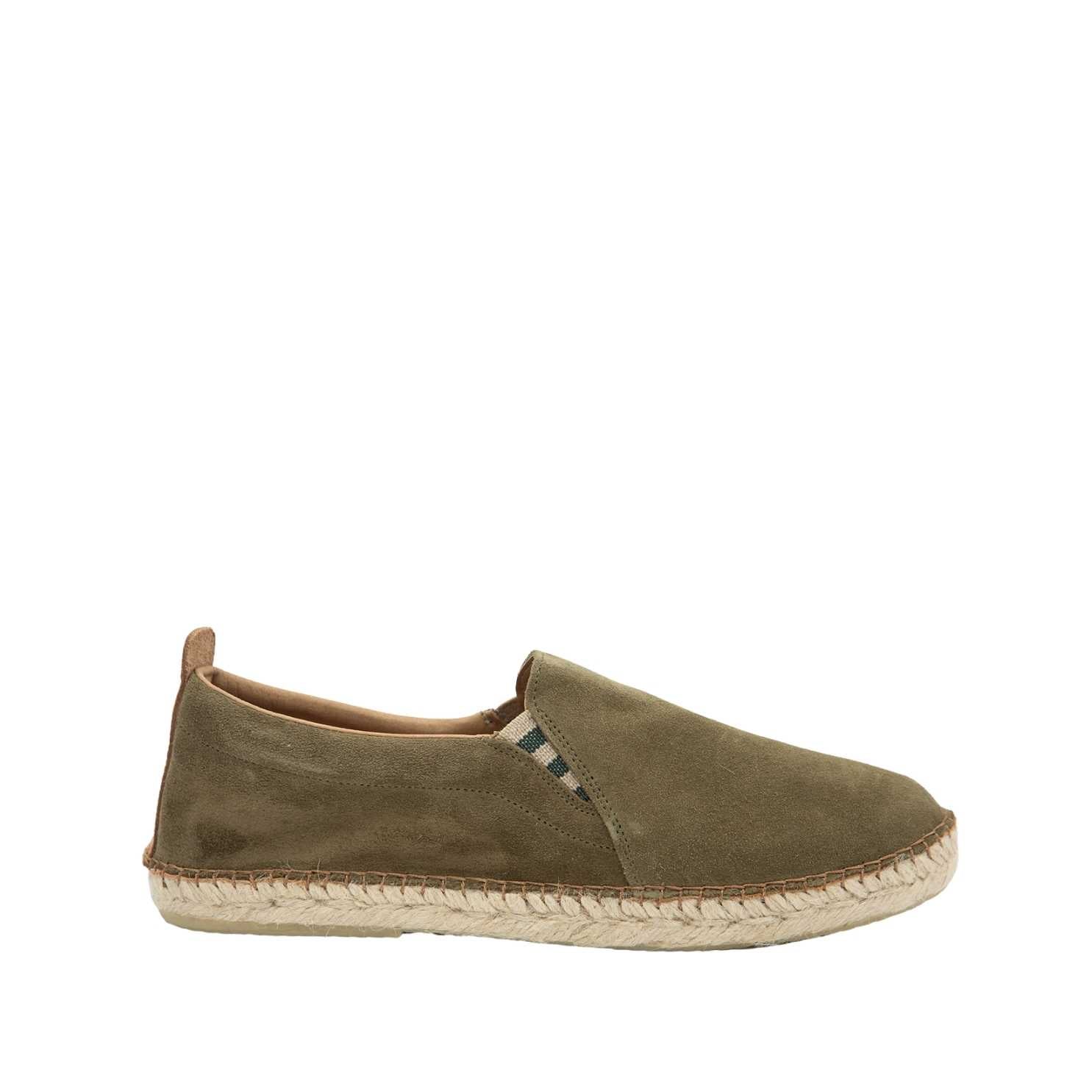 Men's Split Leather Flat Espadrilles - Comfortable Casual Shoes for Summer | Beach, Vacation & Everyday Wear