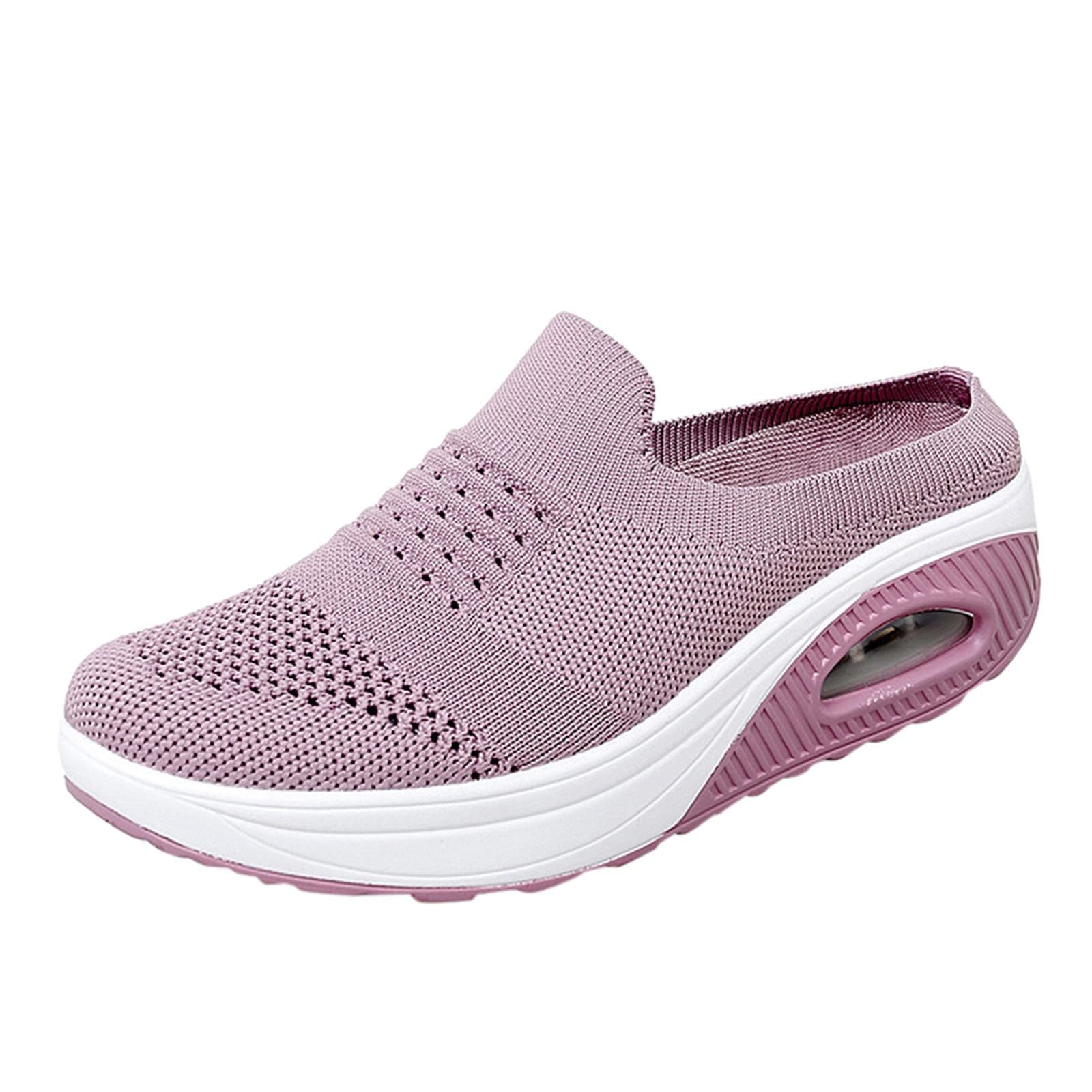 Breathable Women's Lace-Up Casual Shoes with Thick Sole - Comfortable Unisex Flat Shoes for Walking, Work & Everyday Wear