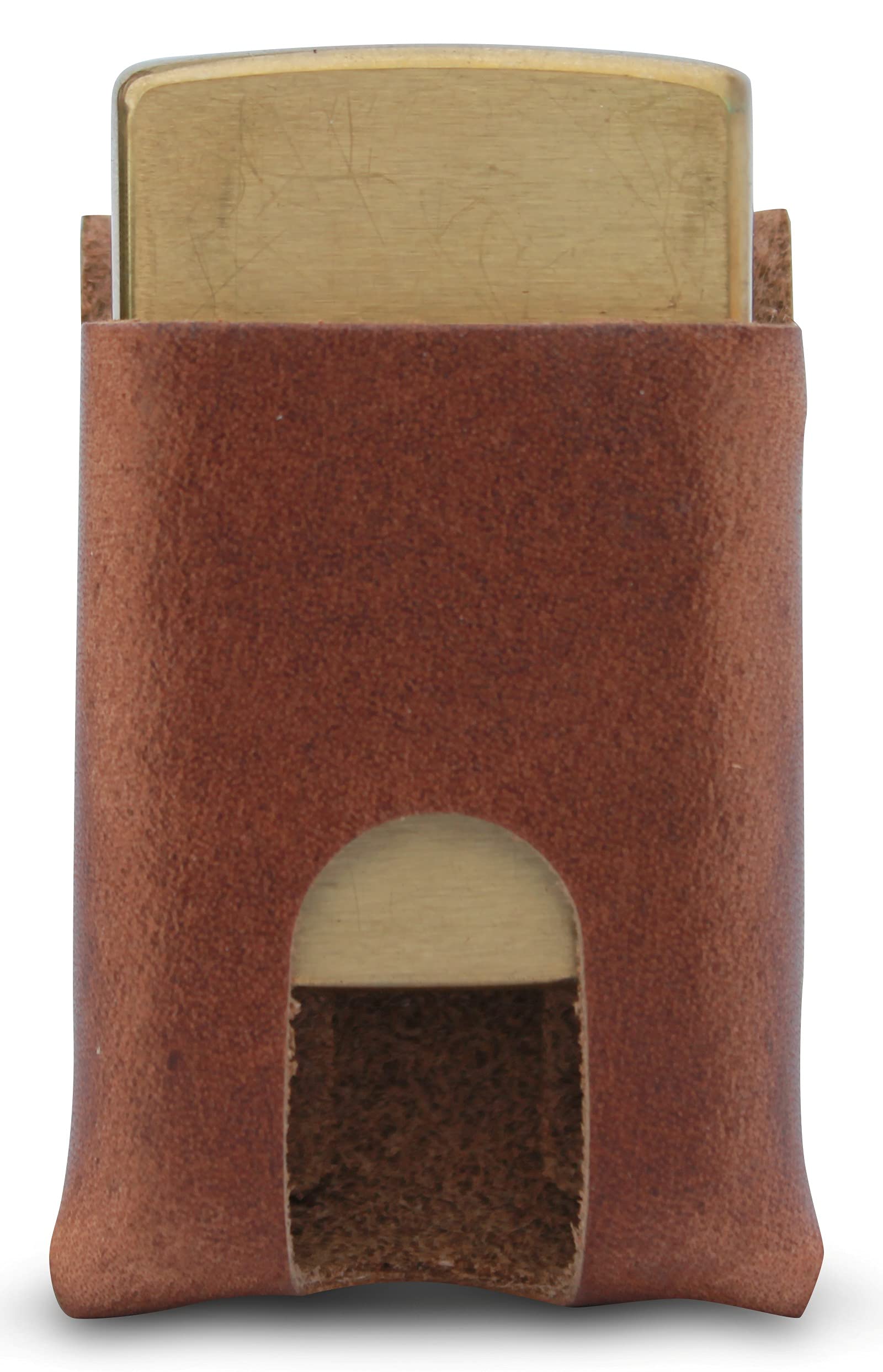 American Leather Zippo Lighter Pouch - Belt Case for Outdoor & Camping
