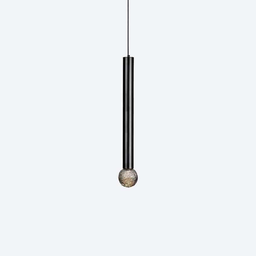 60 LED Tubular Pendant Light - Modern Linear Hanging Fixture for Kitchen Island, Dining Room & Office Lighting