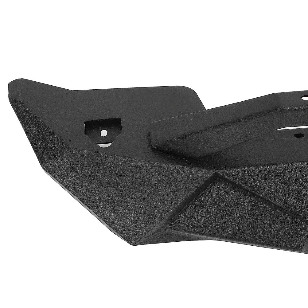 ECCPP Black Textured Front Bumper with Winch Plate Compatible with 2007-2018 Jeep Wrangler JK | Off-Road Protection & Style Upgrade for Adventure Enthusiasts