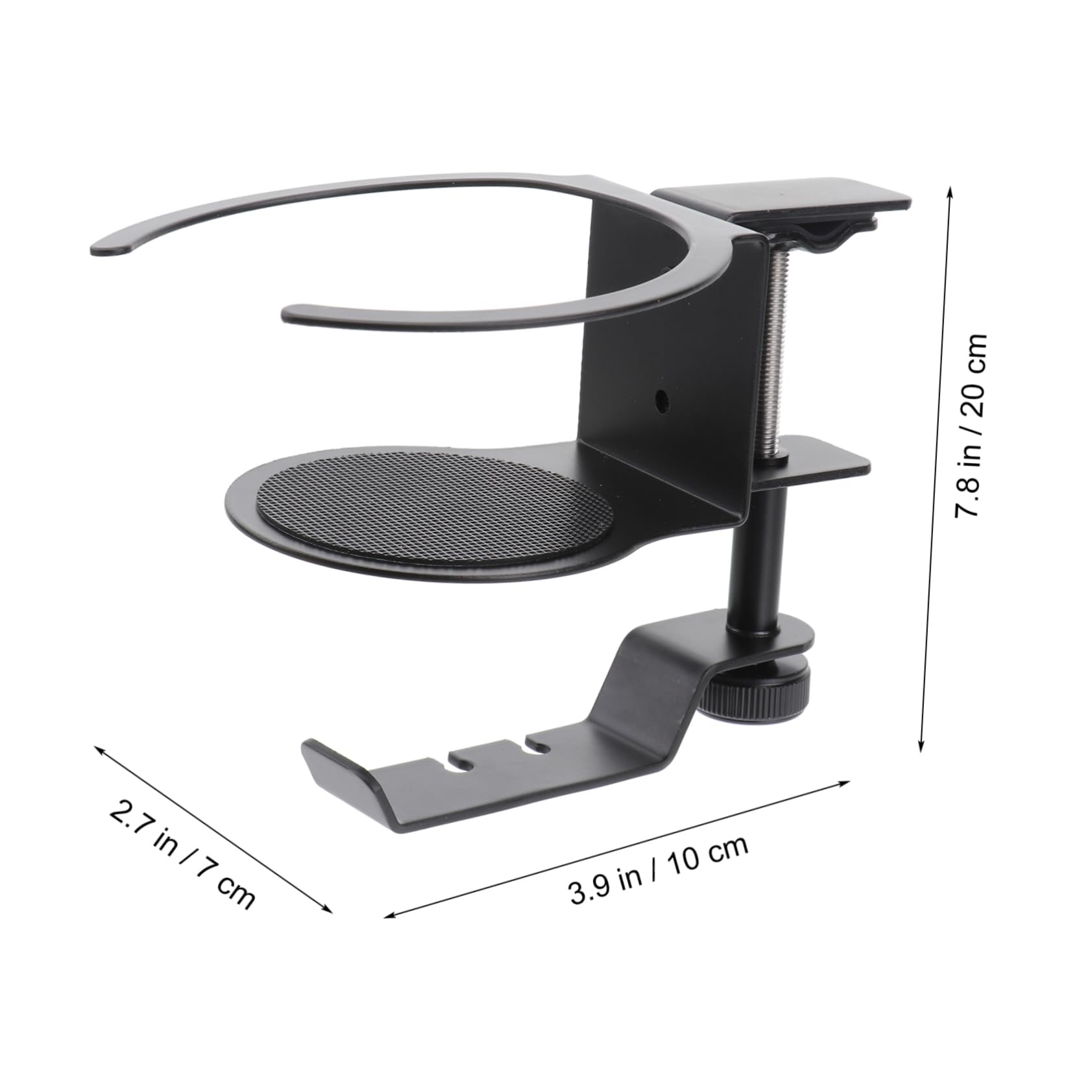 HEMOTON Headphone Stand with Cup Holder - Premium Headset Hanger & Earphone Holder for Desk, Gaming Setup, Office, and Home Use