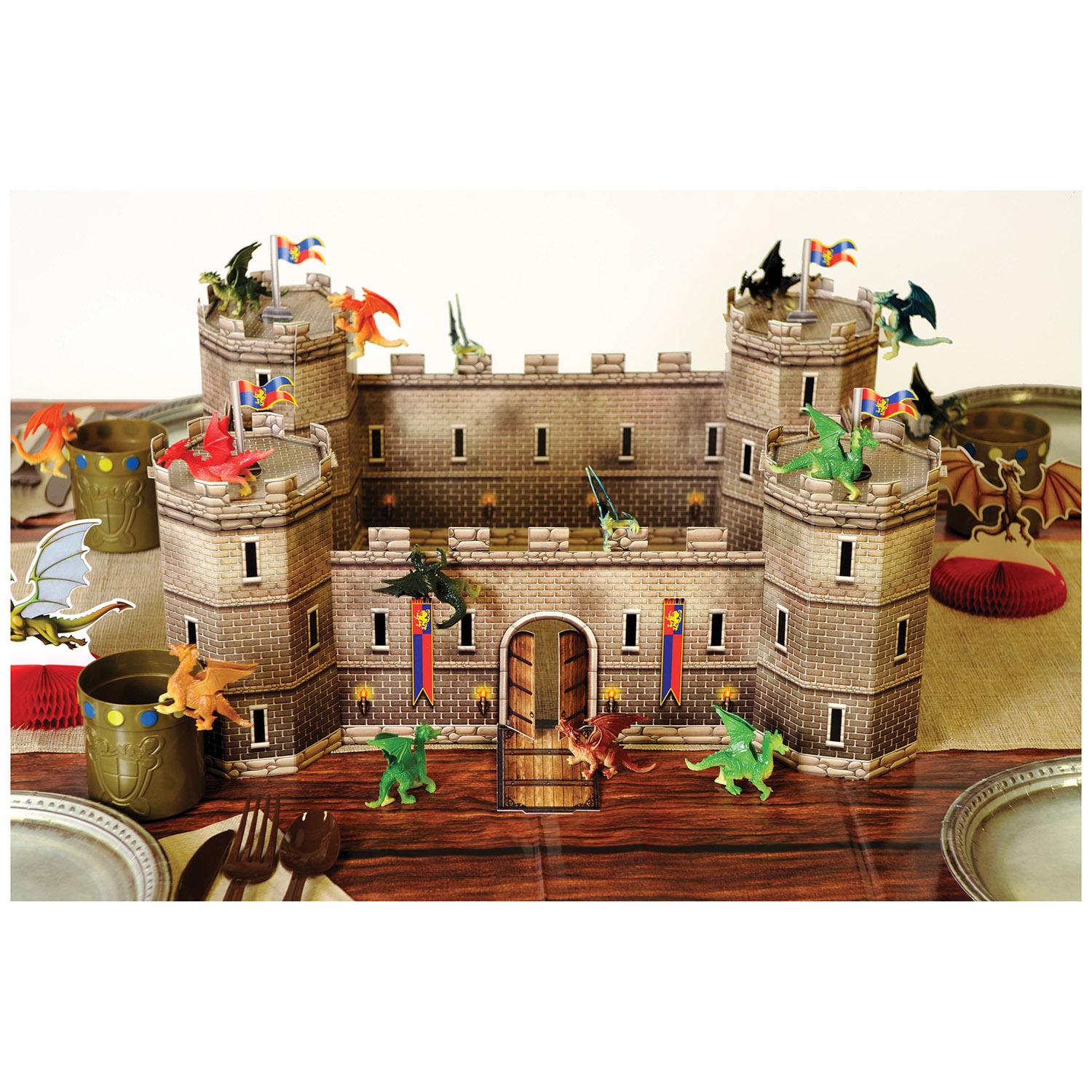12 Pack Beistle 3D Castle Party Centerpieces - Premium Cardboard Decorations for Birthday, Wedding & Halloween Parties - Perfect for Table Decor, Photo Backdrops & Themed Events