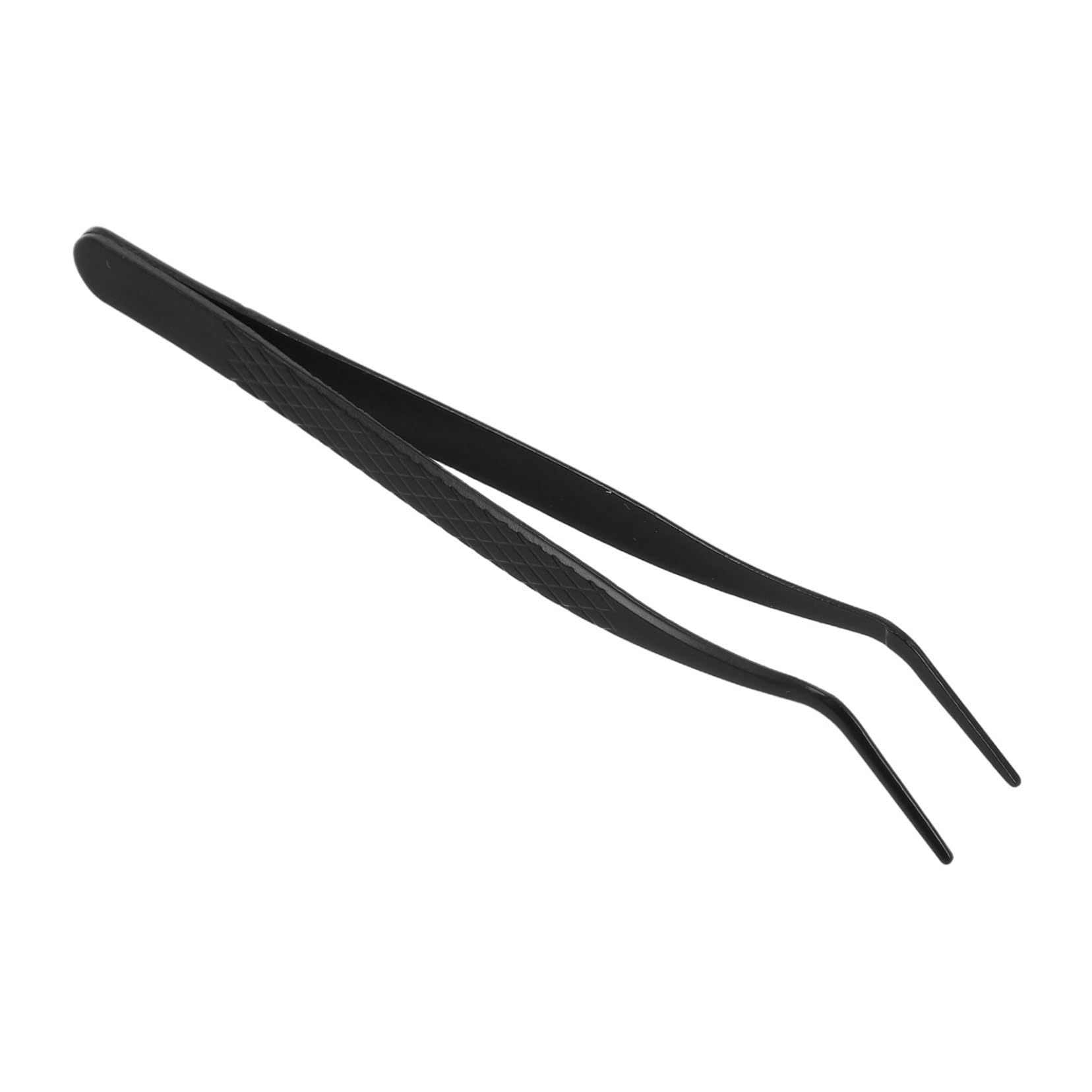 FOMIYES Mini Eyelash Applicator Tweezers - Professional Stainless Steel False Eyelash Tool with Curved Tips for Precise Lash Extension Application | Perfect for Makeup Artists, Beginners & DIY Beauty Enthusiasts | Home, Salon & Travel Use