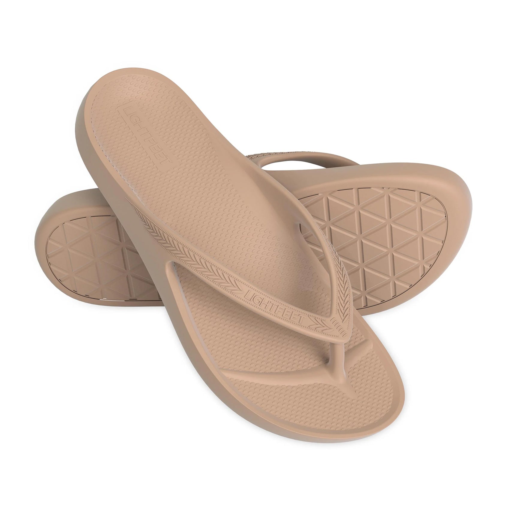 Unisex Lightweight Arch Support Flip Flops - Comfortable Sandals for Men & Women - Perfect for Beach, Pool, and Summer Walking