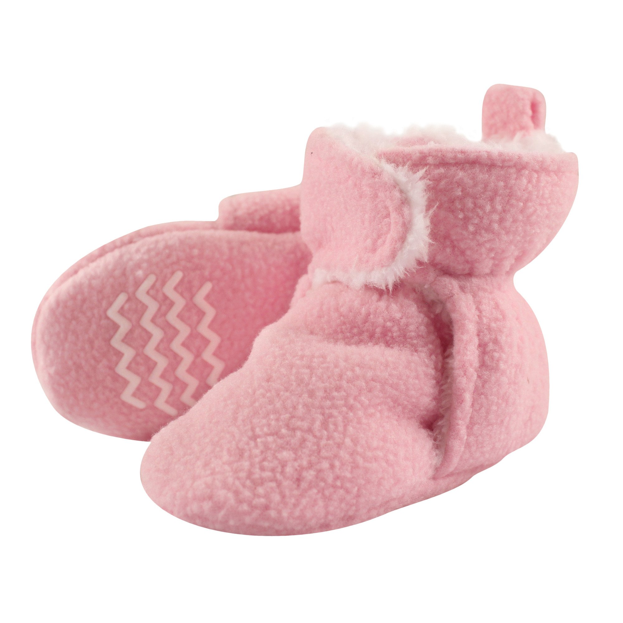 Hudson Baby Fleece Sherpa Booties for Cozy Warmth - Unisex Infant Footwear for Winter