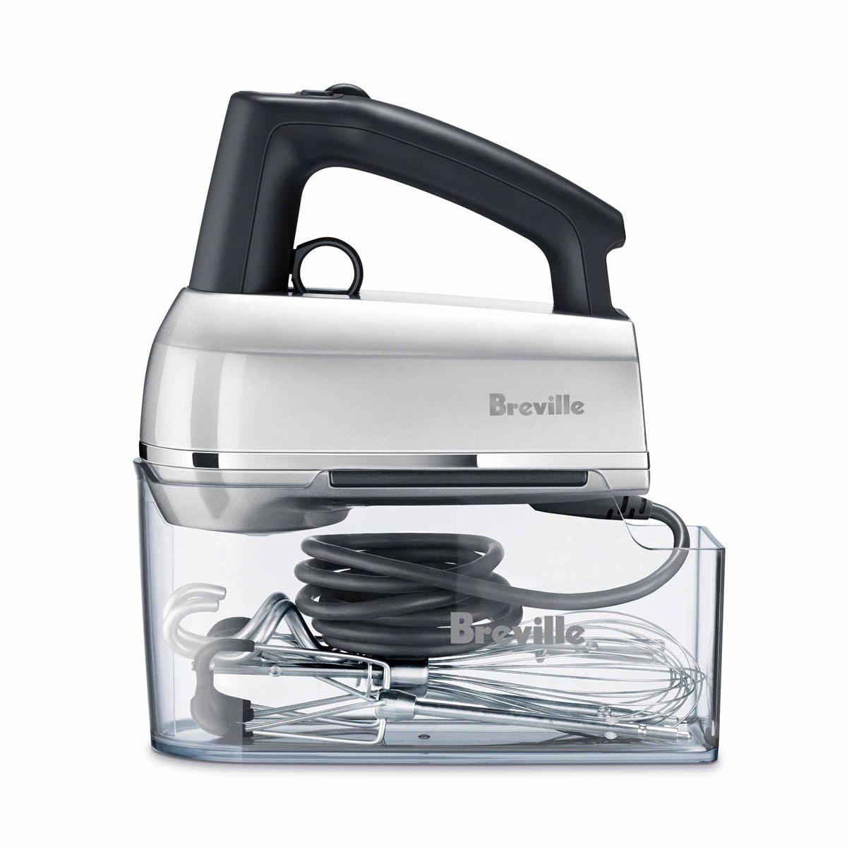 Breville BHM800DBL1ACA1 Hand Mixer with Scraper - Damson Blue | Perfect for Baking Cakes, Cookies & Mixing Dough | Kitchen Essential for Home Bakers