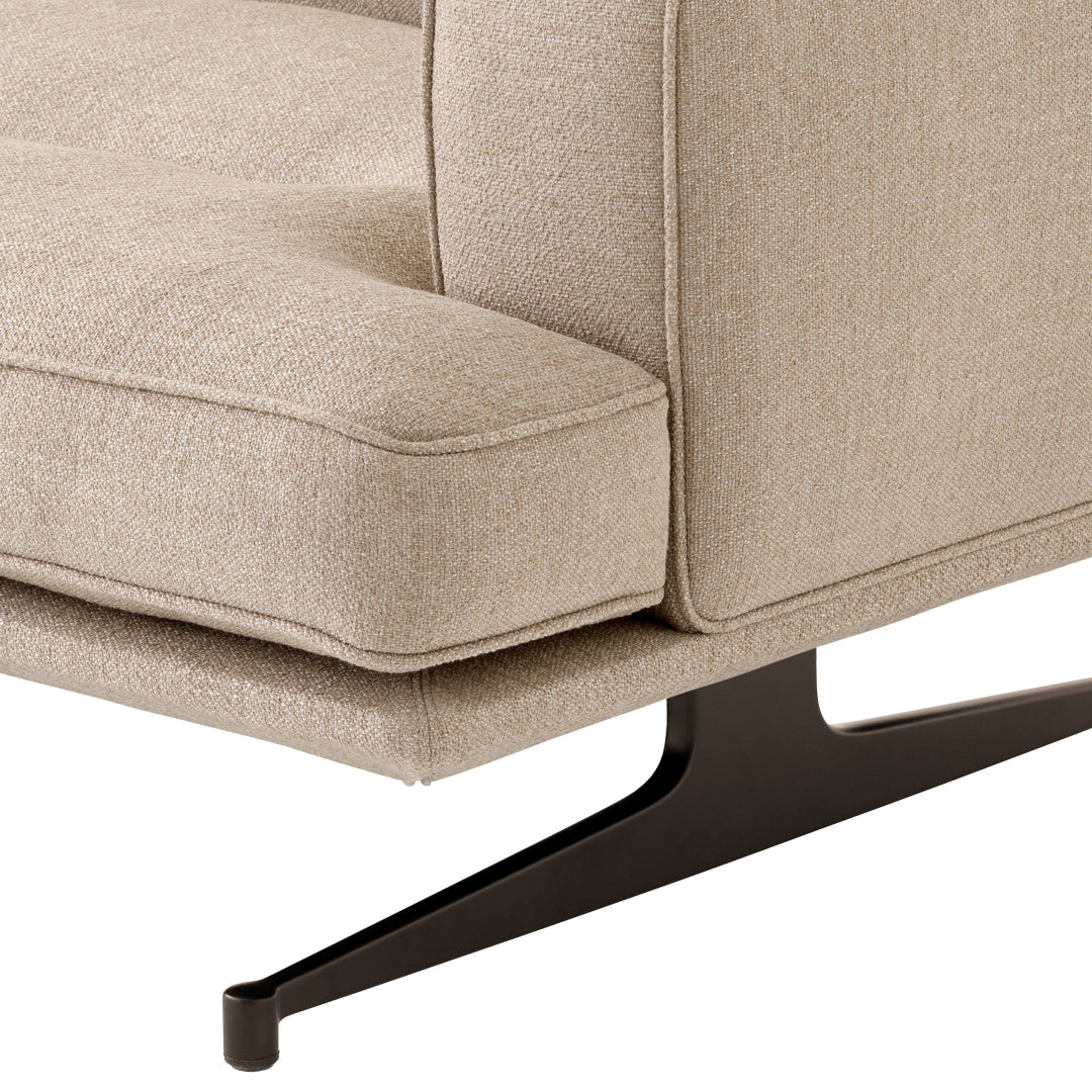 Comfortable Inland AV41 Corner Sofa - Modern L-Shaped Sectional Couch for Living Room, Lounge & Home Theater - Perfect for Small Spaces & Family Gatherings