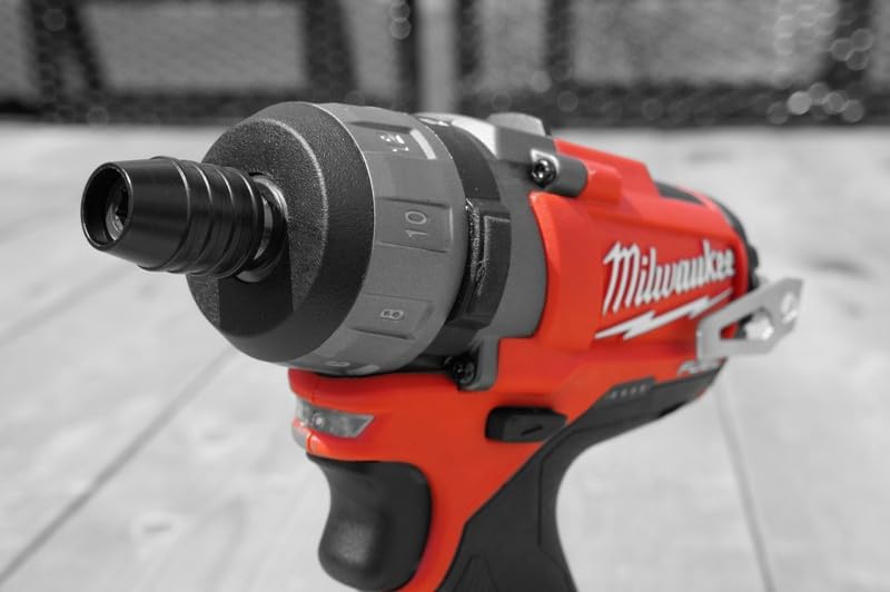 Milwaukee 12V Cordless Screwdriver with 1/4-Inch Hex Chuck - Compact Power Tool for DIY Projects & Home Repairs (Model 2402-20) - Perfect for Furniture Assembly, Cabinet Installation & Electrical Work