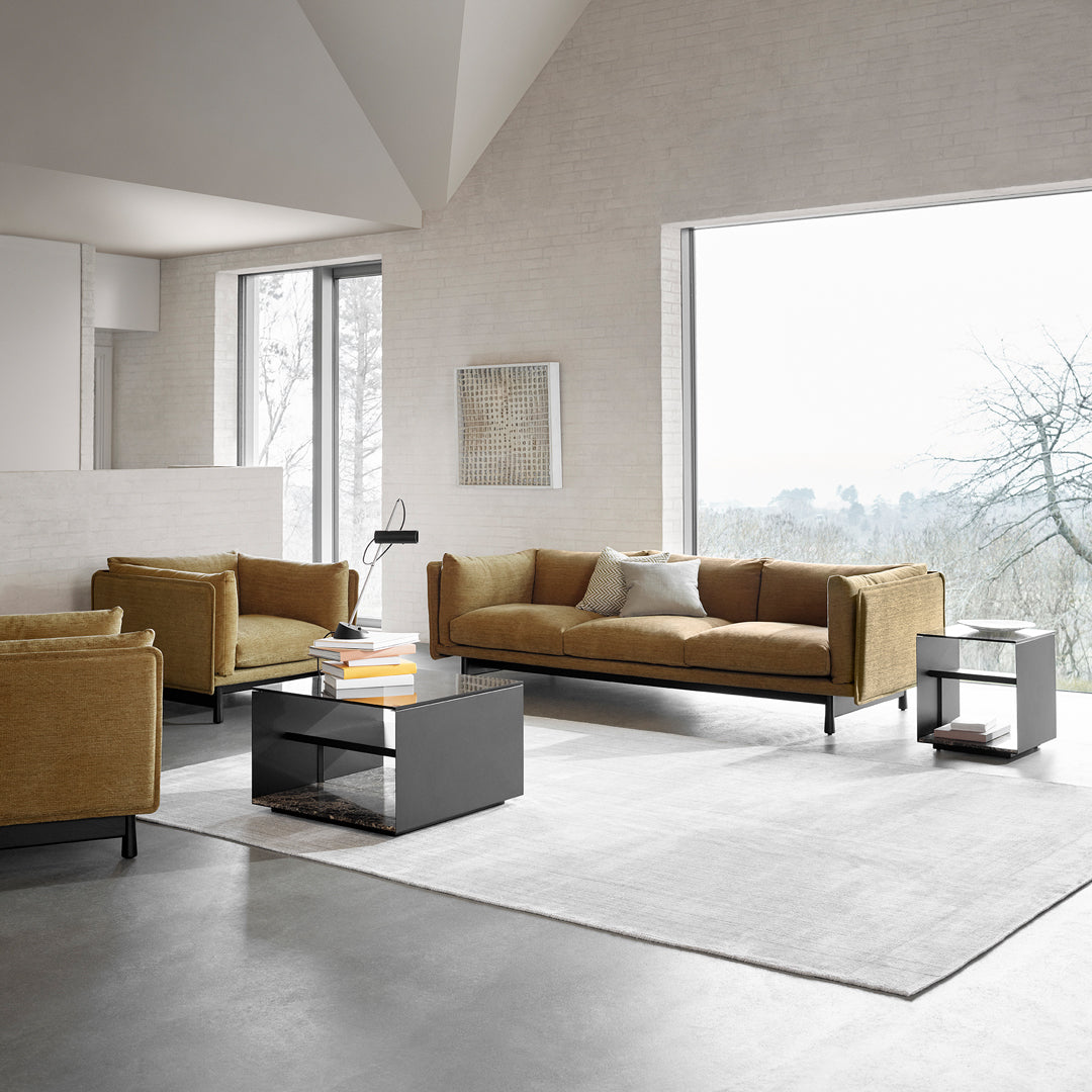 Modern Glass Top Expose Coffee Table - Stylish Living Room Centerpiece for Home Decor & Entertaining