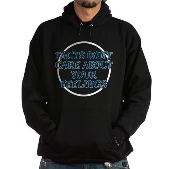 Facts Don't Care Hoodie for Men - Dark Pullover Sweatshirt | Comfortable & Stylish for Casual Wear, Gym, or Outdoor Activities