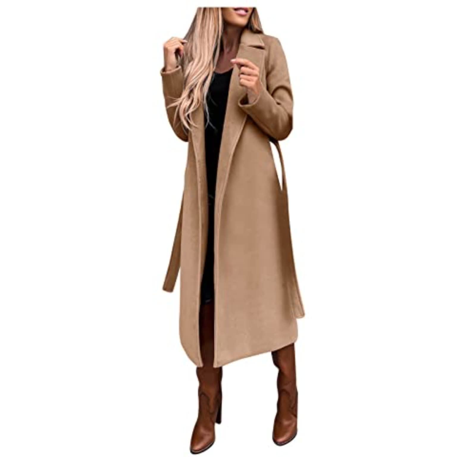 Trendy Women's Long Cardigan - Lightweight Soft Casual Long Sleeve Open Front Jacket for Spring | Perfect for Office, Travel & Layering Outfits