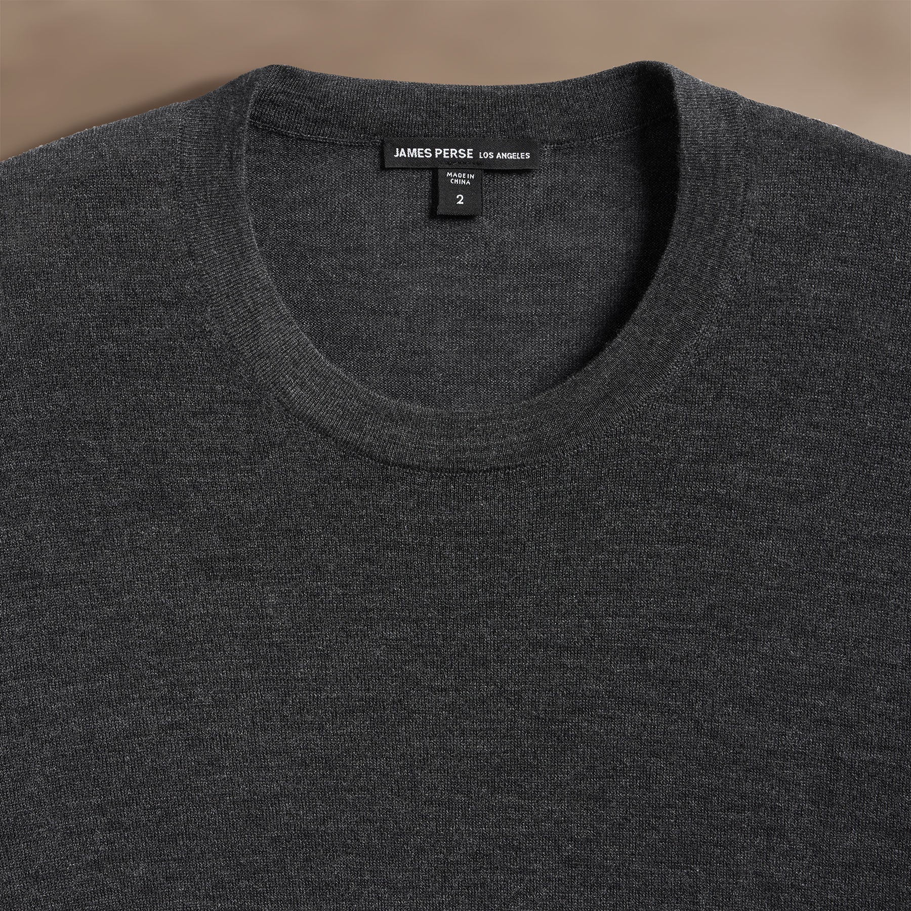 Premium Ultrafine Cashmere Tipped Crew Neck Sweater - Soft & Warm Winter Pullover for Men & Women (Coal/Light Heather Grey) | Perfect for Office, Travel & Casual Outfits